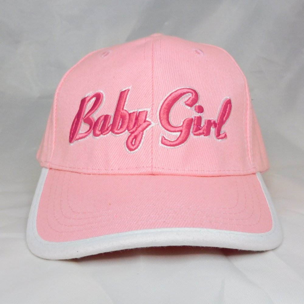 🟣 Baby Girl Embroidered Cap NWOT Adult - Picture 1 of 14